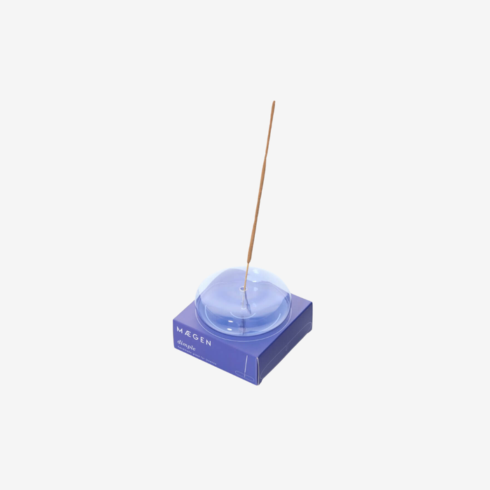 Dimple Glass Incense Holder