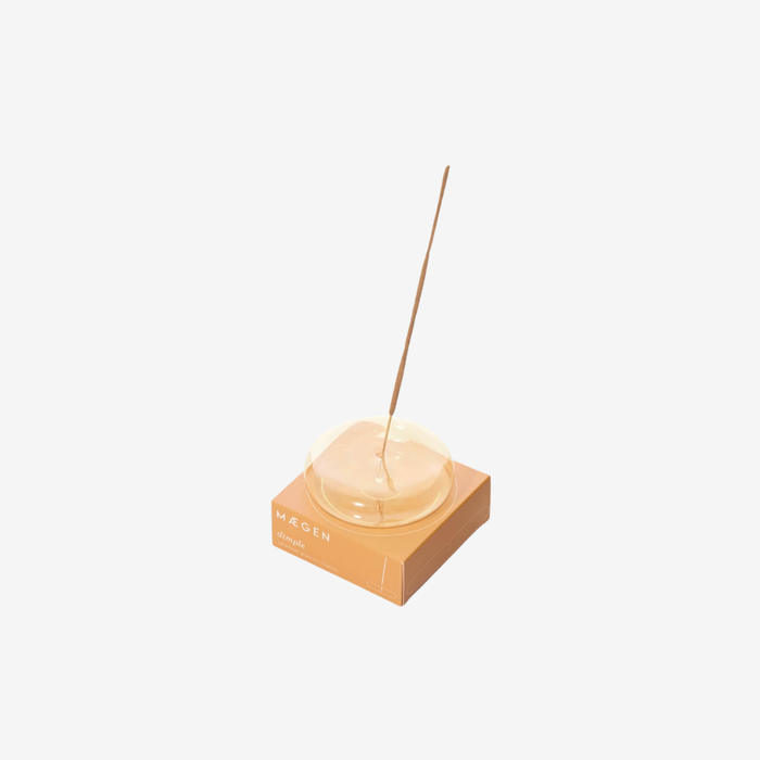 Dimple Glass Incense Holder