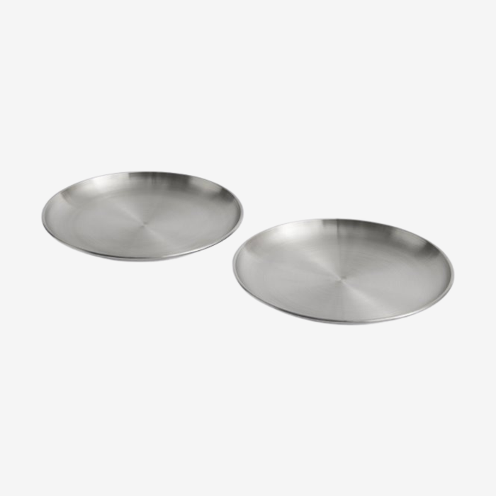Outdoor Market Steel Plate - Set of 2
