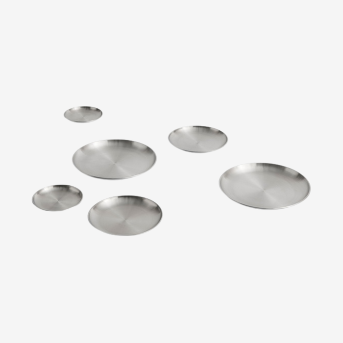 Outdoor Market Steel Plate - Set of 2