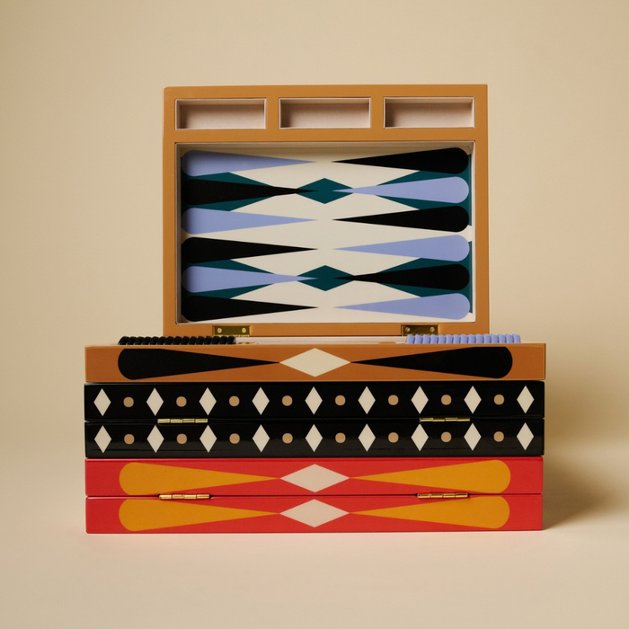 Lacquered Backgammon