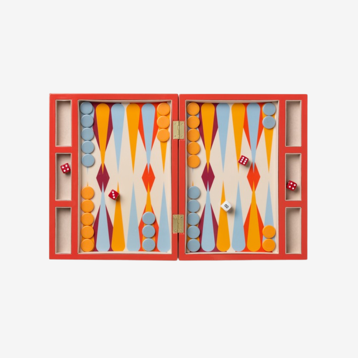 Lacquered Backgammon