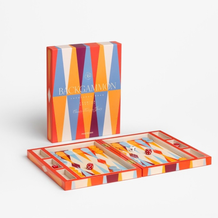 Lacquered Backgammon