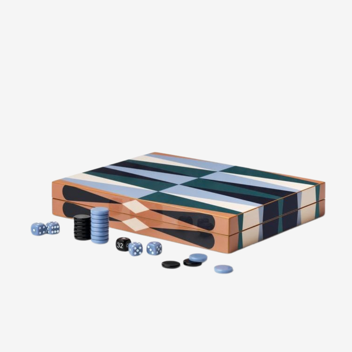 Lacquered Backgammon