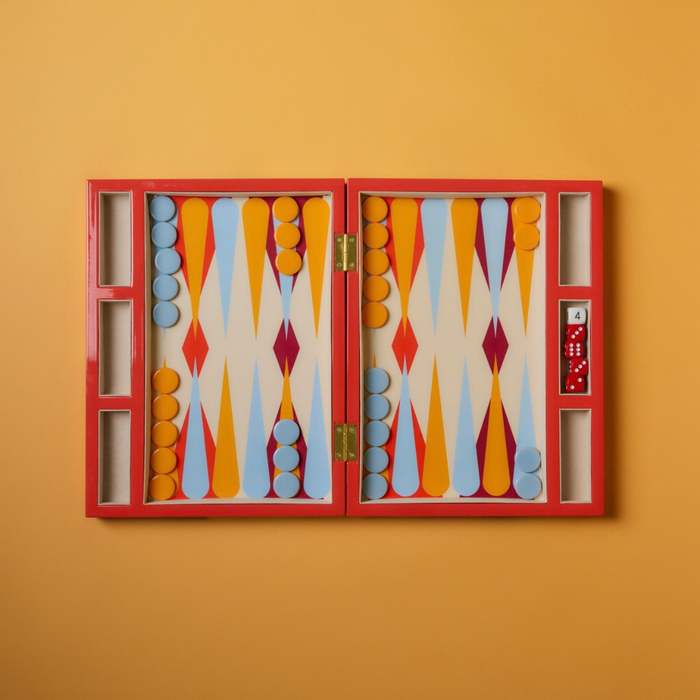 Lacquered Backgammon