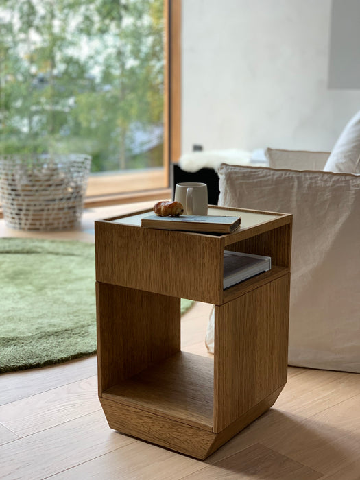 Pile Bedside Table
