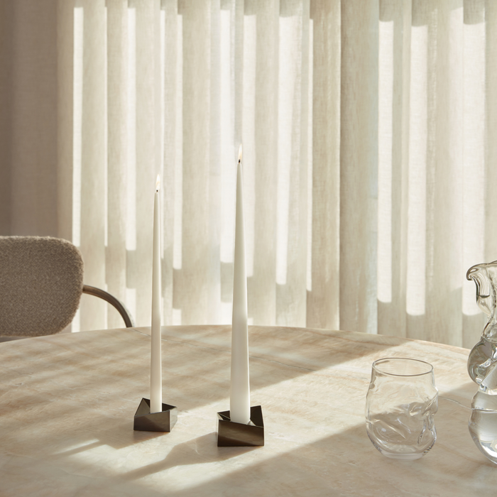 Large Taper Dinner Candle Set
