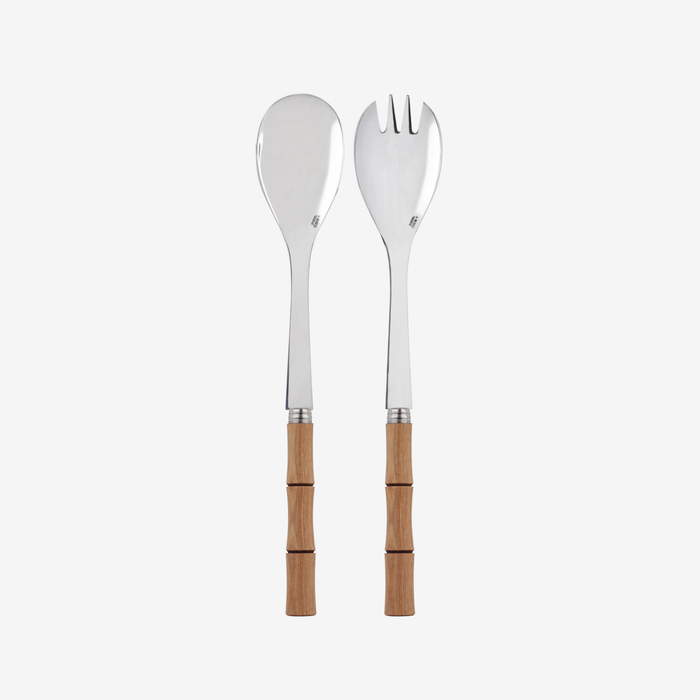 Panda Bamboo Salad Cutlery Set