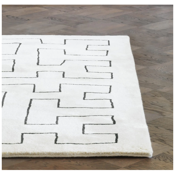 Maze Platinum Rug