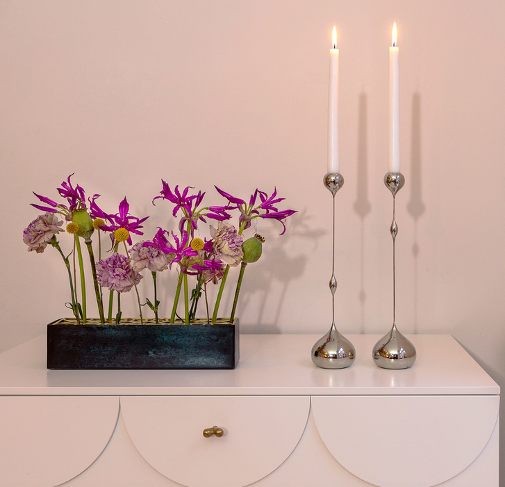Tender Nickel Candleholder