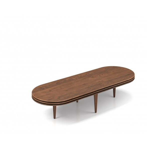 Groove Oval Coffee Table