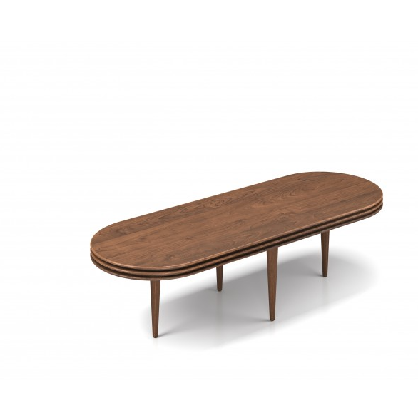 Groove Oval Coffee Table