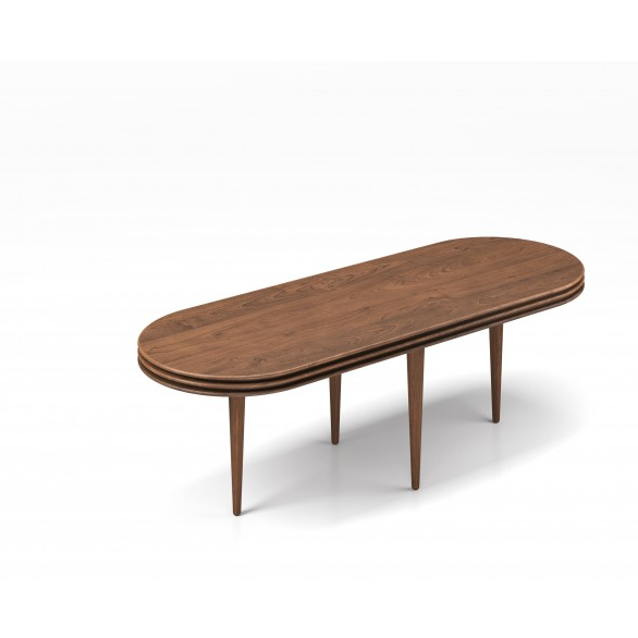 Groove Oval Coffee Table