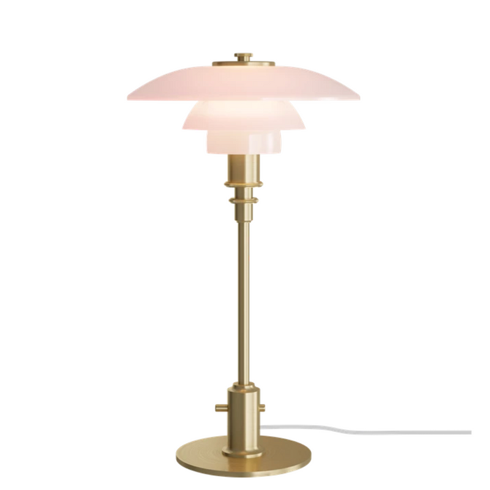 PH 2/1 Pale Rose Brass Table Lamp