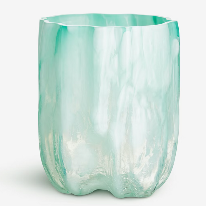 Crackle Vase Jade Green 270
