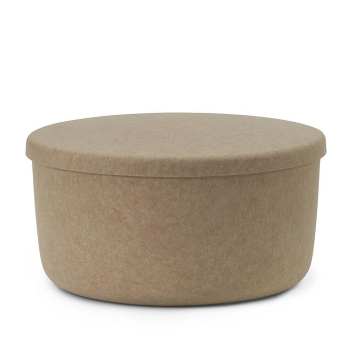 Hide Storage Pouf