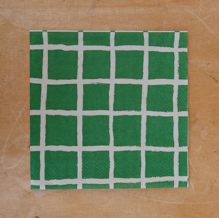 Green & Beige Napkins