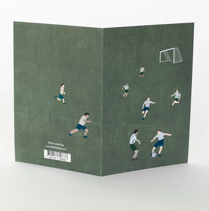 Soccer Folded Card and Envelope