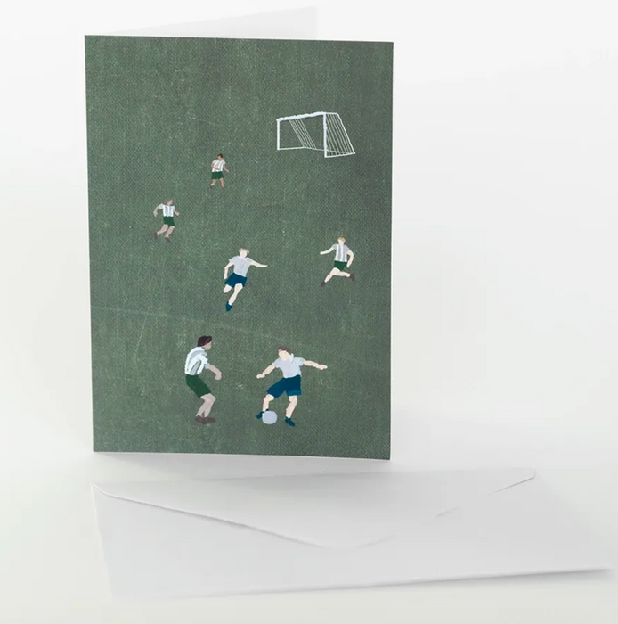 Soccer Folded Card and Envelope