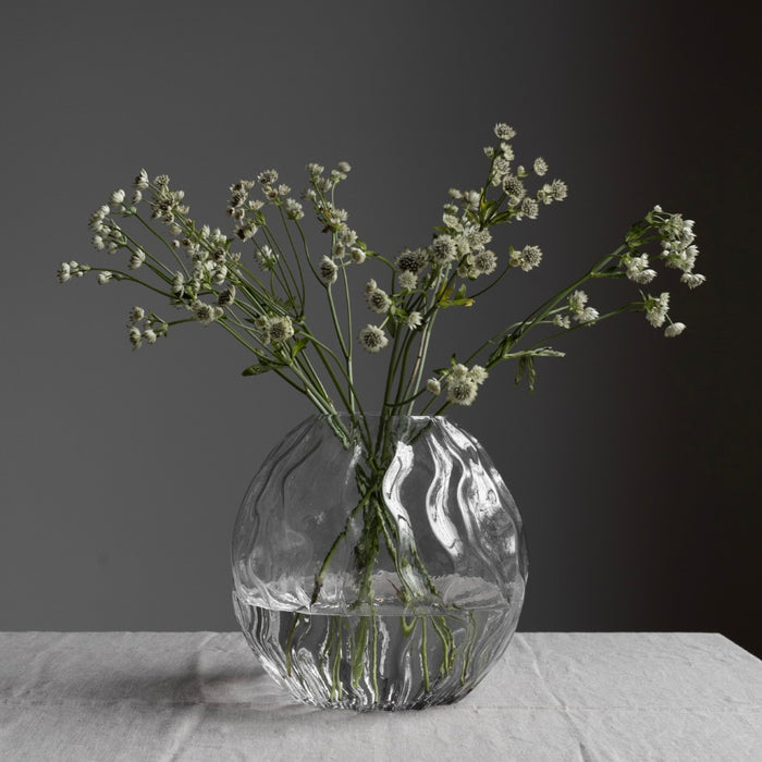MALMBÄCK Clear Glass Vase