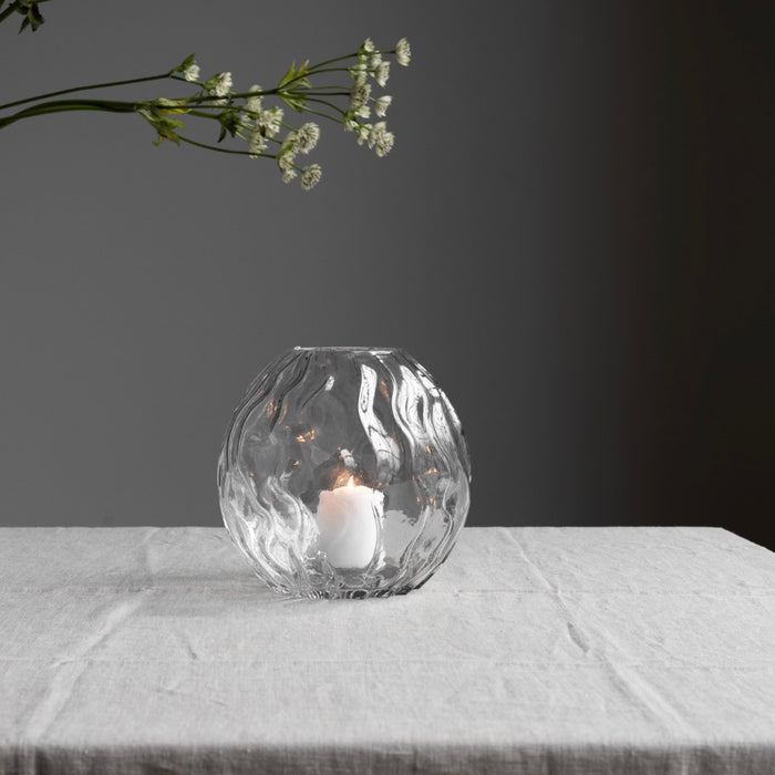 MALMBÄCK Clear Glass Vase