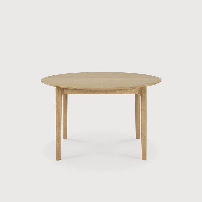 Oak Bok Round Extendable Dining Table