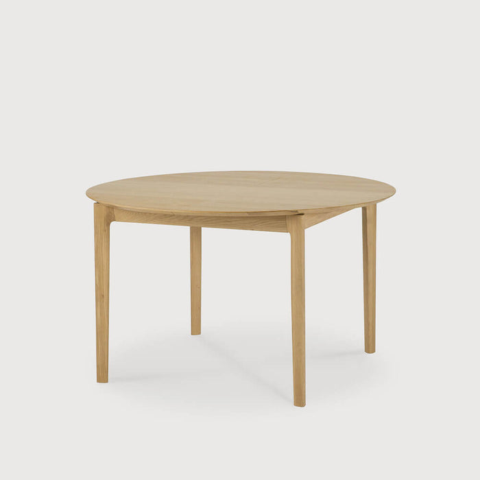 Oak Bok Round Extendable Dining Table