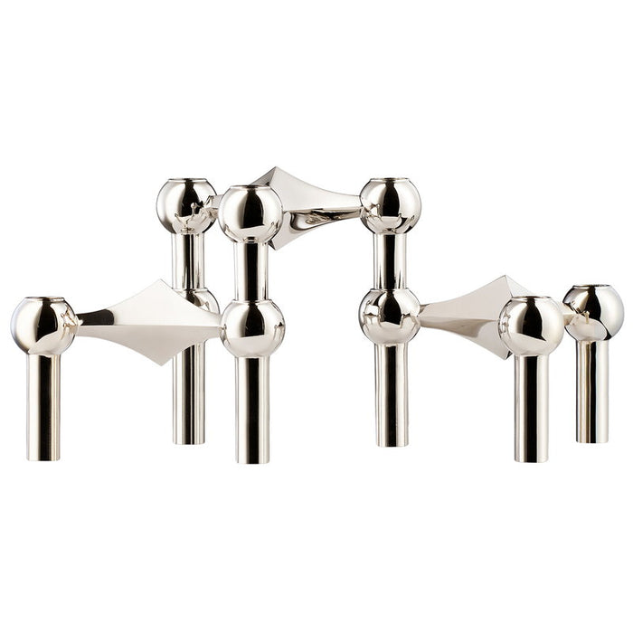 STOFF Nagel Candle Holder - Chrome