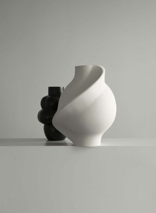 Pirout Vase - Raw White