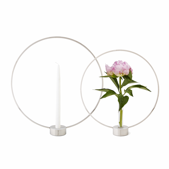 Gloria Candlestick - Nickel