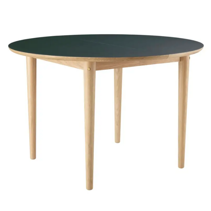 C62E Bjørk Extendable Round Dining Table