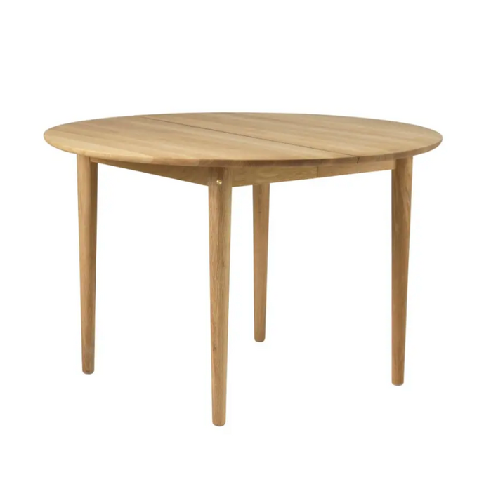 C62E Bjørk Extendable Round Dining Table