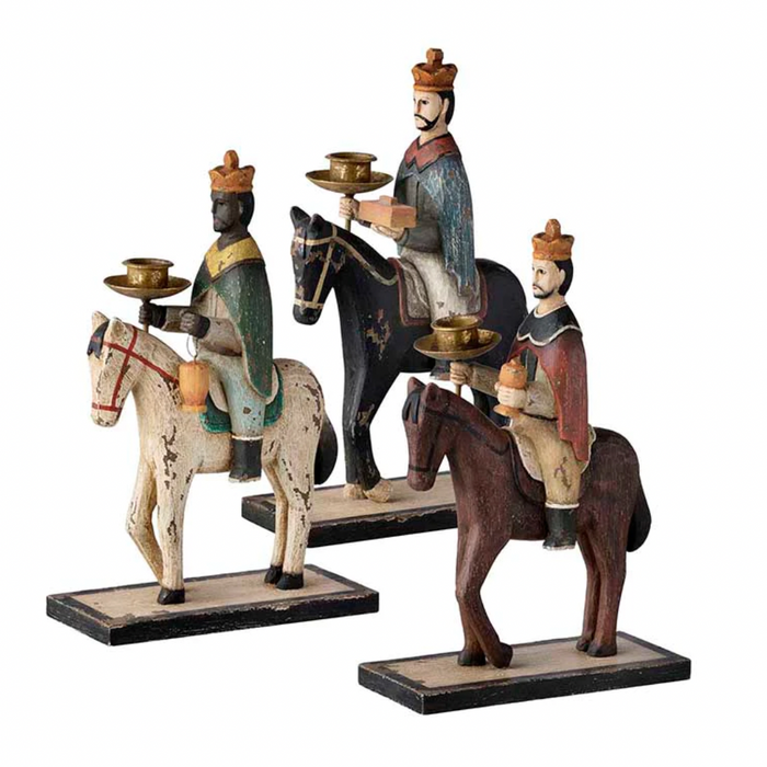 Three Wise Men Candle Holders