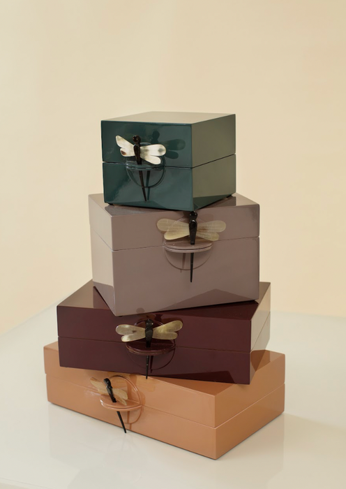 Dragonfly Lacquer Box Big