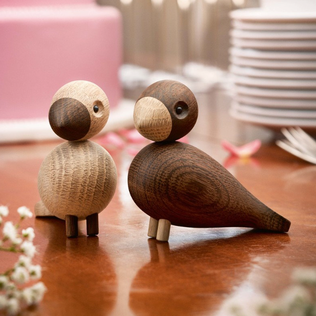 Wooden Lovebirds
