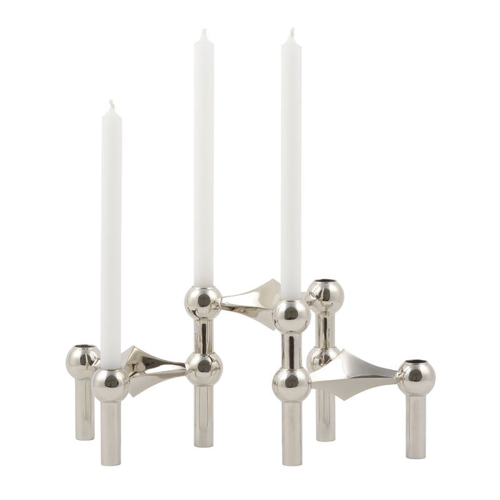 STOFF Nagel Candle Holder - Chrome